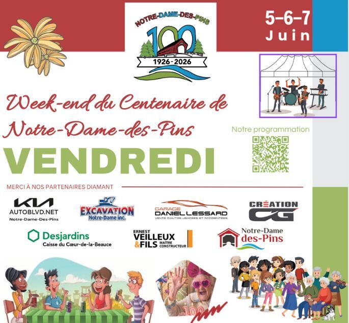 CENTENAIRE DE NOTRE-DAME-DES-PINS - Vendredi, CENTENAIRE DE NOTRE-DAME-DES-PINS - Vendredi