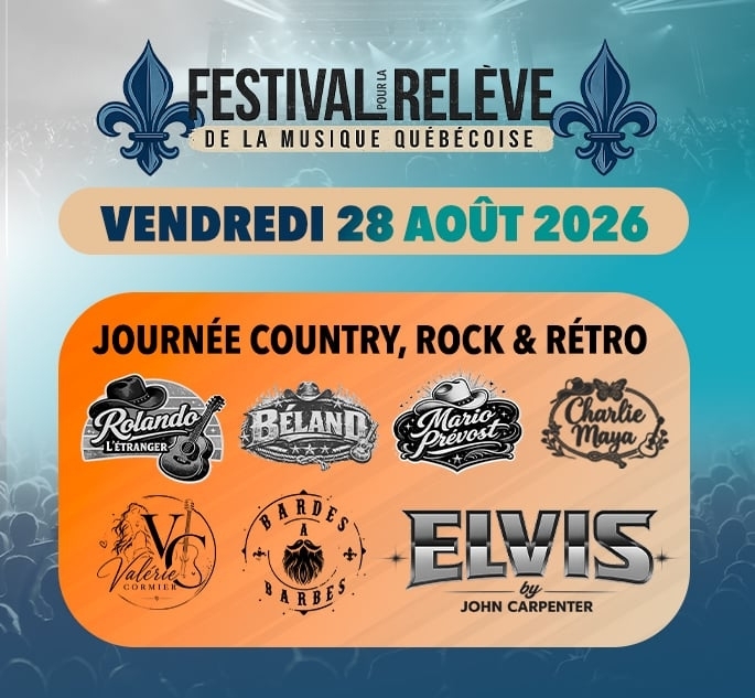 FESTIVAL DE LA RELÈVE 28 AOÛT, Festival pour la Relève de la Musique Québécoise